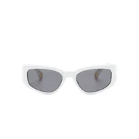 jacquemus lunettes de soleil à monture rectangulaire - blanc