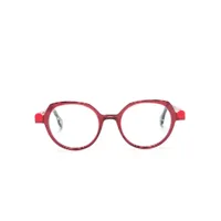 face à face lunettes de vue ovales kyoto 1 - rose