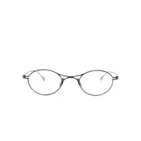 giorgio armani lunettes de vue à monture ronde - noir