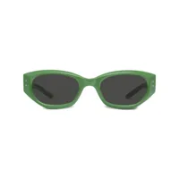 gentle monster lunettes de soleil benven gr7 à monture géométrique - vert
