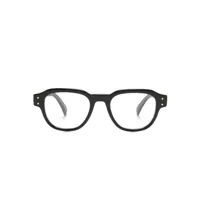 dunhill lunettes de vue à monture d'inspiration wayfarer - noir