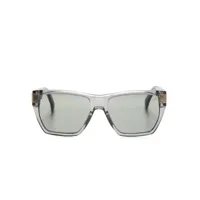 dunhill lunettes de soleil jagger à monture géométrique - gris