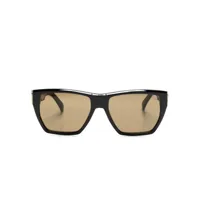 dunhill lunettes de soleil à monture géométrique - noir