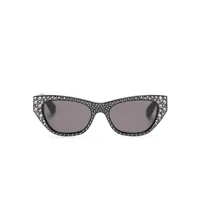 alexander mcqueen eyewear lunettes de soleil à monture papillon - noir