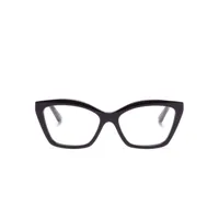 balenciaga eyewear lunettes de vue à monture papillon - violet