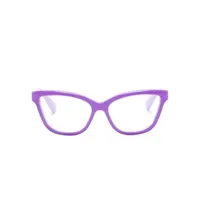 gucci eyewear lunettes de vue gg1589o à monture papillon - violet