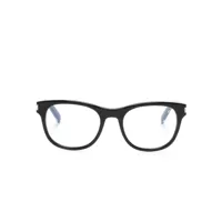 saint laurent eyewear lunettes de vue à monture ovale - noir