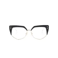 isabel marant eyewear lunettes de vue à monture papillon - noir