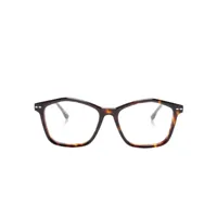 isabel marant eyewear lunettes de vue à monture wayfarer - marron