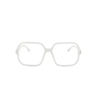 isabel marant eyewear lunettes de vue à monture carrée - blanc