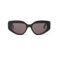 karl lagerfeld lunettes de soleil à monture papillon - noir