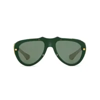 burberry eyewear lunettes de soleil shield mask - vert