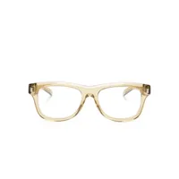 gucci eyewear lunettes de vue à monture ovale - tons neutres