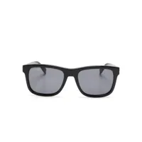 lacoste lunettes de soleil à monture carrée - noir