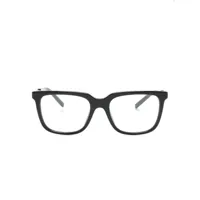 giorgio armani lunettes de vue à monture d'inspiration wayfarer - noir