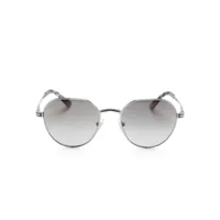 persol lunettes de soleil po2486s à monture ronde - gris