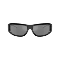 diesel lunettes de soleil cone à monture papillon - noir