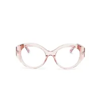 tom ford eyewear lunettes de vue à monture oversize - rose