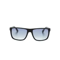 emporio armani lunettes de soleil à monture carrée - noir