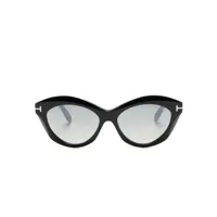 tom ford eyewear toni cat-eye sunglasses - noir