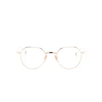thom browne eyewear lunettes de vue à monture ronde - rose