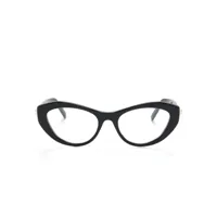 givenchy eyewear lunettes de vue à monture papillon - noir