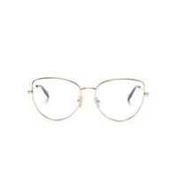bvlgari lunettes de vue bv50011u à monture géométrique - or