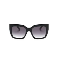 longchamp lunettes de soleil à monture carrée - noir