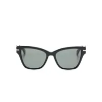 longchamp lunettes de soleil à monture papillon - noir