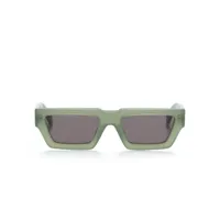 off-white lunettes de soleil manchester à monture rectangulaire - vert