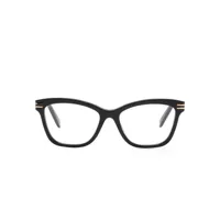 bvlgari lunettes de vue b.zero1 à monture carrée - noir