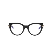 bvlgari lunettes de vue bv50001 à monture papillon - noir