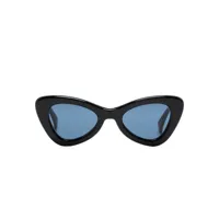kenzo lunettes de soleil à monture papillon - noir