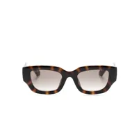 gucci eyewear interlocking g cat-eye sunglasses - marron