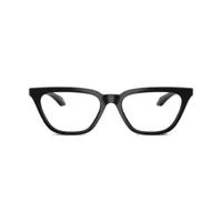 versace eyewear lunettes de vue à monture papillon greca - noir