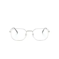 eyewear by david beckham lunettes de vue à monture géométrique - argent