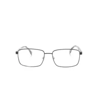 boss lunettes de vue à monture rectangulaire - gris