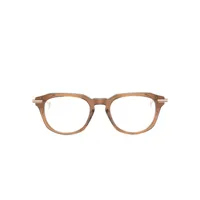 dita eyewear lunettes de vue à monture carrée - marron