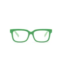 dolce & gabbana eyewear lunettes de vue à monture rectangulaire - vert