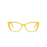 dolce & gabbana eyewear lunettes de vue dx 3357 à monture papillon - jaune