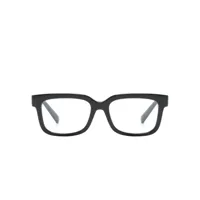 dolce & gabbana eyewear lunettes de vue à monture rectangulaire - noir