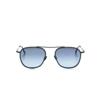 moscot fanagle pilot-frame sunglasses - bleu