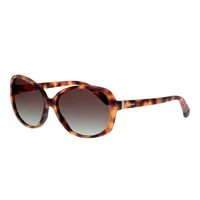 polaroid pld 4098/s lunettes de soleil femme - ovale marron - verres polarisés - possibilité de verres correcteurs - adaptable à la vue