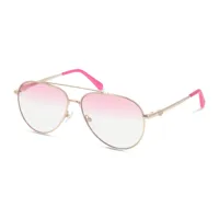 chiara ferragni cf 1009/bb lunettes de soleil femme - pilote doré rose