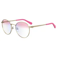 chiara ferragni cf 1011/bb lunettes de soleil femme - ronde rose doré