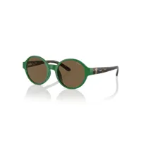 polo ralph lauren pp9508u lunettes de soleil enfant - ronde vert