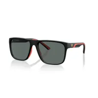 ferrari scuderia fz6002u lunettes de soleil homme - carrée noir - verres polarisés