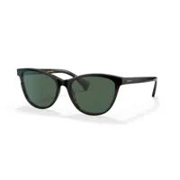 ralph ra5275 lunettes de soleil homme - cateye noir marron - possibilité de verres correcteurs - adaptable à la vue