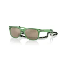 ray-ban 9052s rj9052s lunettes de soleil enfant - carrée vert