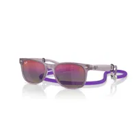 ray-ban 9052s rj9052s lunettes de soleil enfant - carrée violet